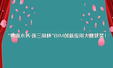 喜讯丨清万水技术团队荣获珠三角杯BIM创新大赛二等奖！